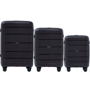 Zestaw walizek WINGS HAWFINCH 3.0 BLACK