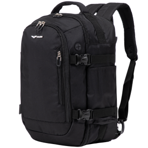 WINGS Kompaktowy plecak poszerzany TANAGER BLACK