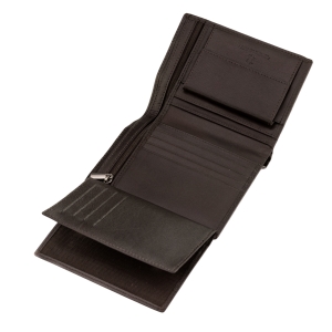 WINGS Męski portfel ze skóry naturalnej Brown