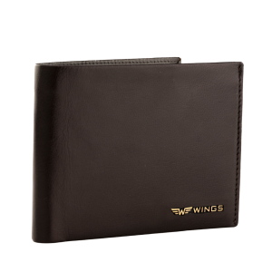WINGS Męski portfel ze skóry naturalnej Brown