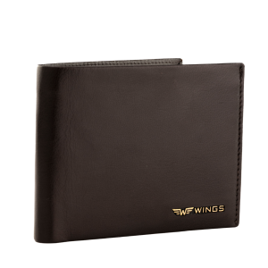 WINGS Męski portfel ze skóry naturalnej Brown