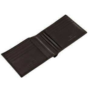 WINGS Męski portfel ze skóry naturalnej Brown