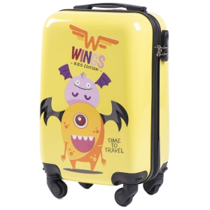 WINGS KIDS Walizka kabinowa twarda Jay Monster 18"