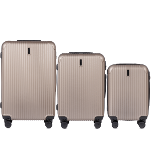 ZESTAW 3 WALIZEK WINGS EGRET CHAMPAGNE