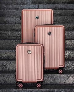 Zestaw 3 walizek Wings PC African Eagle 2.0 PINK