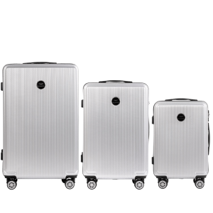 Zestaw 3 walizek Wings PC African Eagle 2.0 SILVER