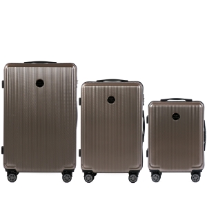 Zestaw 3 walizek Wings PC African Eagle 2.0 CHOCOLATE BROWN
