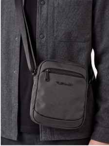 Saszetka męska BRANT WINGS crossbody BLACK