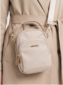 Mała torba crossbody ROSELLA BEIGE