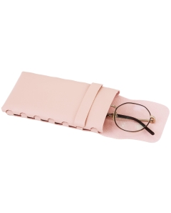 Pokrowiec na okulary WINGS zamykany na klapkę - PINK