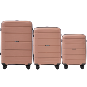 Zestaw walizek WINGS HAWFINCH 3.0 ROSE GOLD