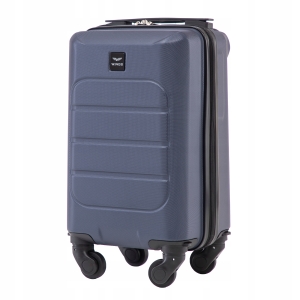 Walizka kabinowa ABS 40x25x20 GAN01 FCO WINGS Blue