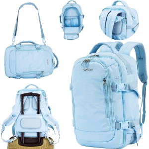 WINGS Kompaktowy plecak poszerzany TANAGER, LIGHT BLUE