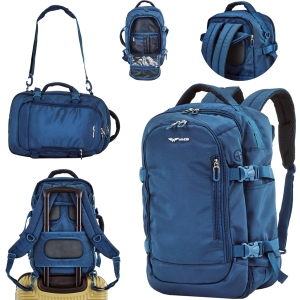 WINGS Kompaktowy plecak poszerzany TANAGER, DEEP BLUE