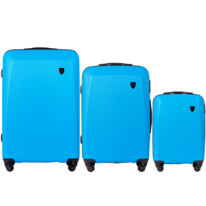 ZESTAW 3 WALIZEK WINGS PLOVER DENIM BLUE
