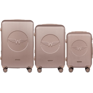 Zestaw 3 Walizek Wings Swallow 3.0 CHAMPAGNE