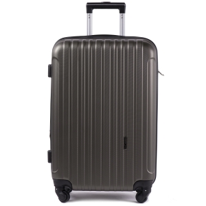 Walizka Podróżna Poszerzana ŚREDNIA WINGS FLAMINGO 24" DARK GREY