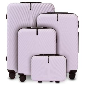 Zestaw 4 WALIZEK Wings SWAN 2.0 LIGHT PURPLE