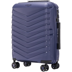 Walizka kabinowa Wings PHOENIX polipropylen 20" NAVY BLUE