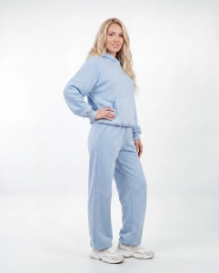 Komplet dresowy WINGS UNLEASH damski oversize bawełna PASTEL BLUE