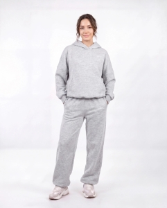 Komplet dresowy WINGS UNLEASH damski oversize bawełna GREY