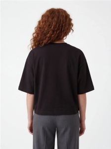 Koszulka damska oversize BLACK