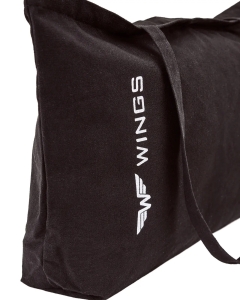 Torba shopper płócienna WINGS BLACK