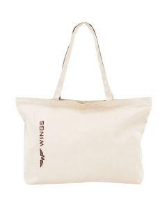 Torba shopper płócienna WINGS BEIGE