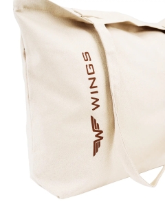 Torba shopper płócienna WINGS BEIGE