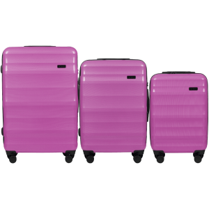 Komplet 3 WALIZEK Wings PC VULTURE PINK