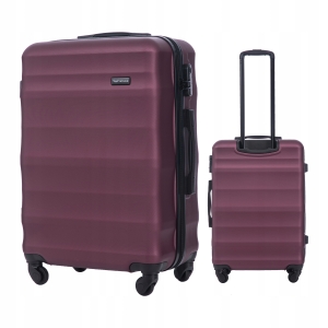 Walizka Średnia WINGS ABS+ VULTURE 24" Burgundy