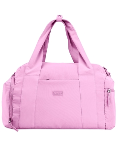 Torba sportowa WINGS SOLENNE z kieszenią na buty i pasem na walizkę PINK