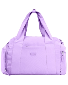 Torba sportowa WINGS SOLENNE z kieszenią na buty i pasem na walizkę PURPLE