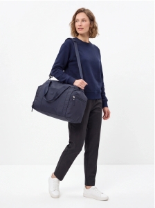Torba sportowa WINGS SOLENNE z kieszenią na buty i pasem na walizkę NAVY BLUE