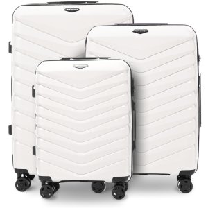 Zestaw 3 walizek Wings PHOENIX 2.0 polipropylen WHITE