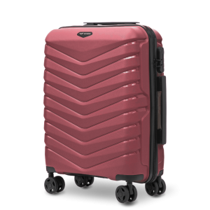 Walizka kabinowa Wings PHOENIX 2.0 polipropylen 20" WINE RED