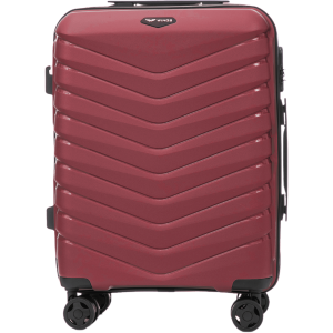 Walizka kabinowa Wings PHOENIX 2.0 polipropylen 20" WINE RED
