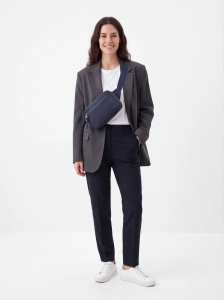 Nerka WINGS SOLENNE saszetka na pas miejska lekka NAVY BLUE