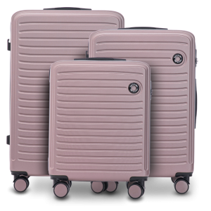 CT01 3KPL ROSE GOLD KOMPLET WALIZEK ABS COOT