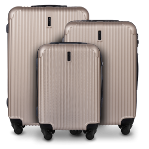 ZESTAW 3 WALIZEK WINGS TR058 EGRET 2.0 CHAMPAGNE